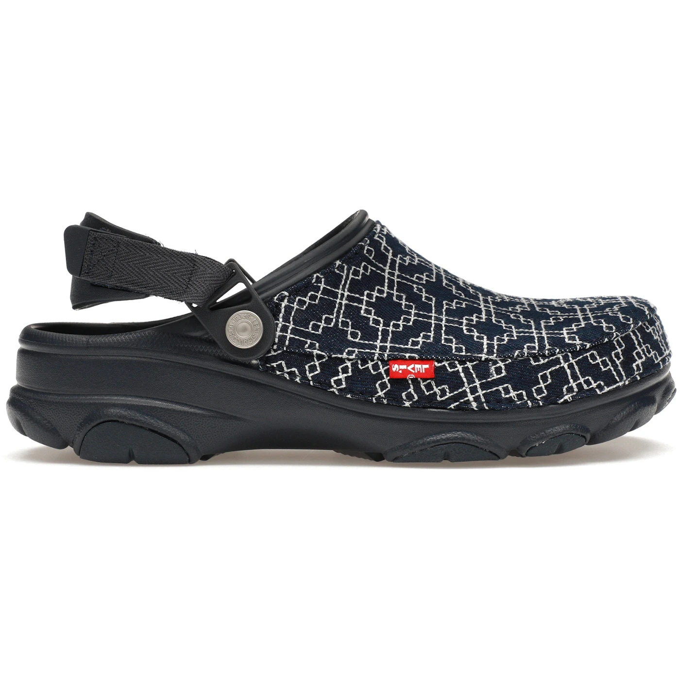 Crocs Classic All-Terrain Clog Levi's Sashiko Dark Wash 1 Crocs Classic All-Terrain Clog Levi's Sashiko Dark Wash