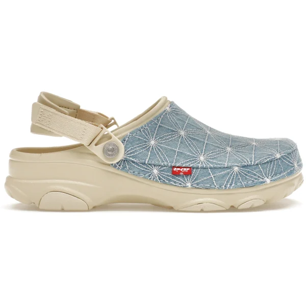 Crocs Classic All-Terrain Clog Levi&rsquo;s Sashiko Light Wash