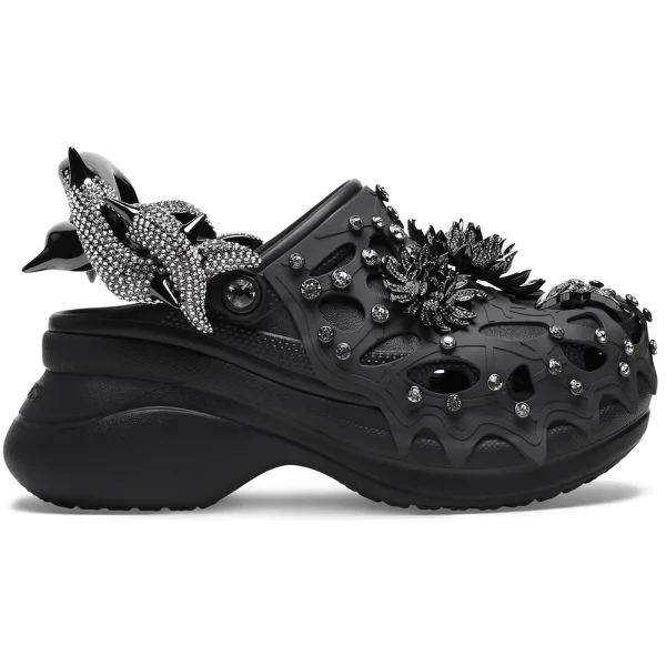 Crocs Classic Bae Clog Swarovski Black (Women&rsquo;s)
