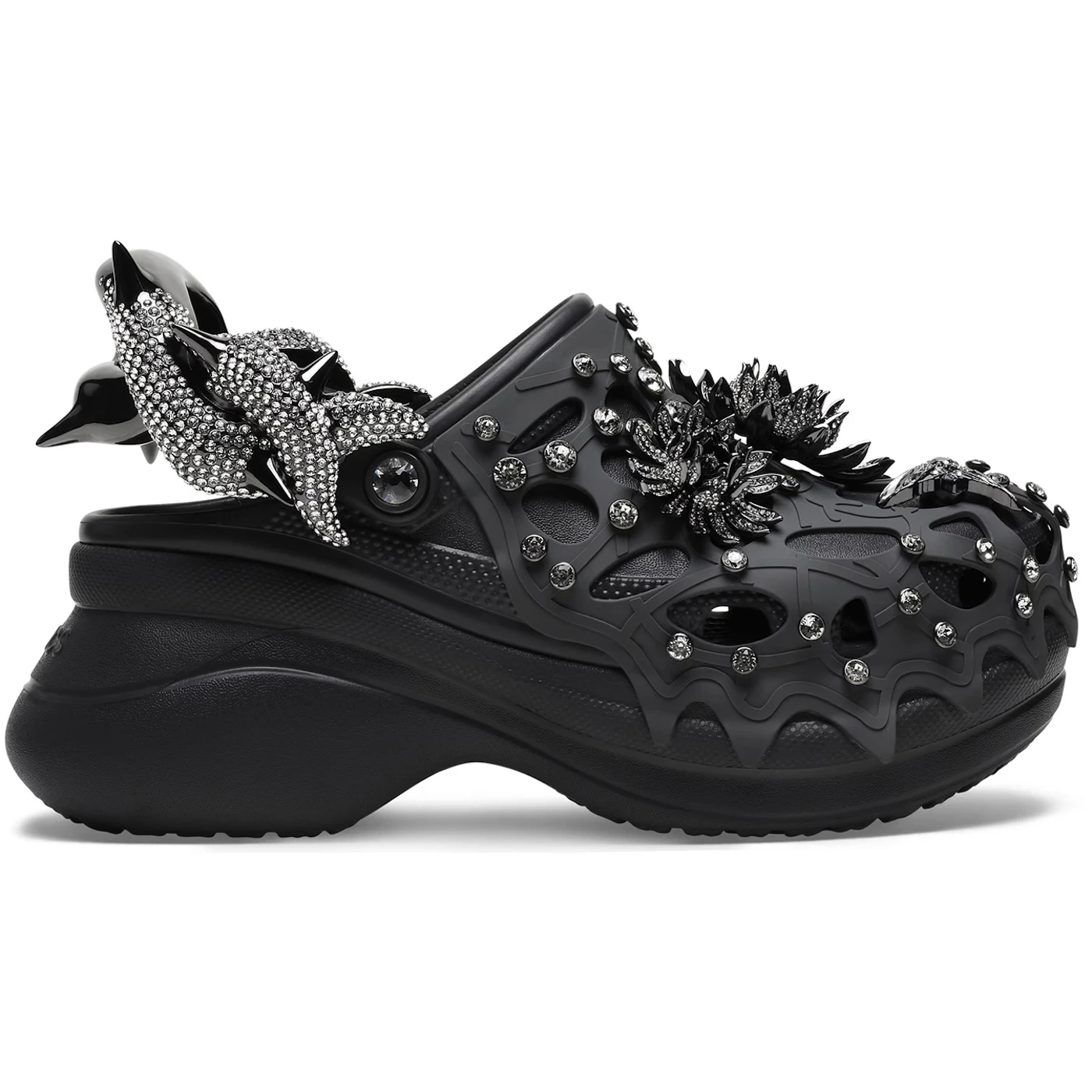 Crocs Classic Bae Clog Swarovski Black (Women's) 1 Crocs Classic Bae Clog Swarovski Black (Women's)