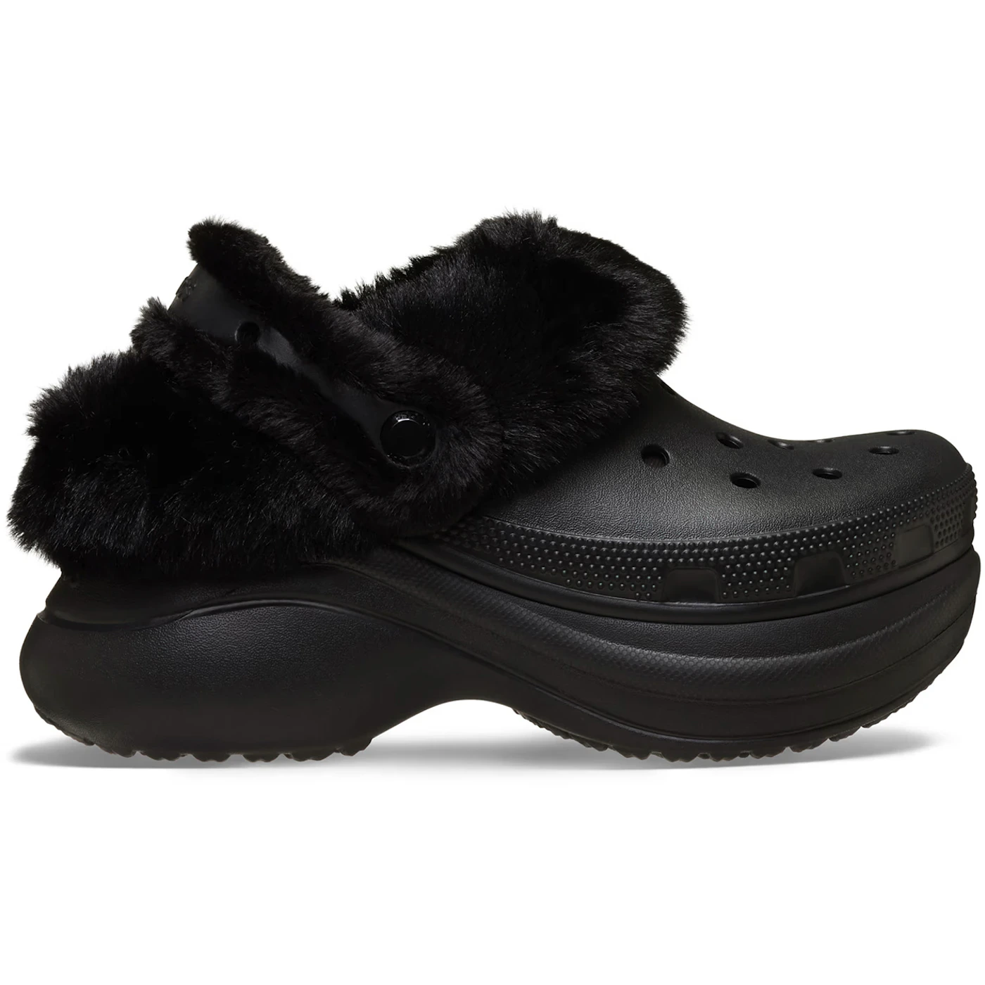 Crocs Classic Bae Lined Clog Black (Women's) 3 Crocs Classic Bae Lined Clog Black (Women's)