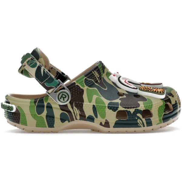 Crocs Classic Clog A Bathing Ape ABC Camo Green (Kids)