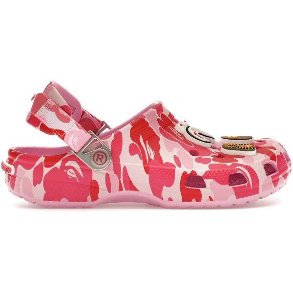Crocs Classic Clog A Bathing Ape ABC Camo Pink (Kids)