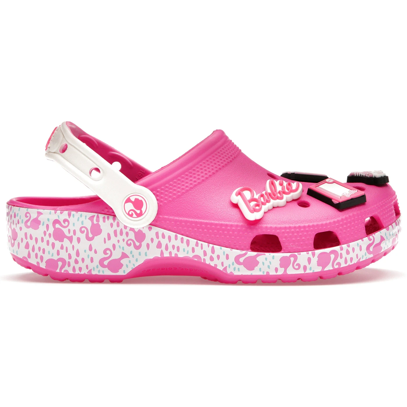 Crocs Classic Clog Barbie Electric Pink 3 Crocs Classic Clog Barbie Electric Pink