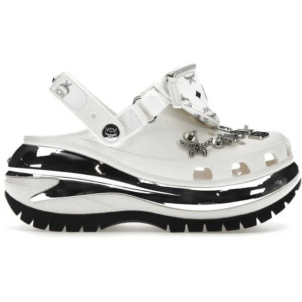 Crocs Classic Mega Crush Clog MCM Belt Bag White