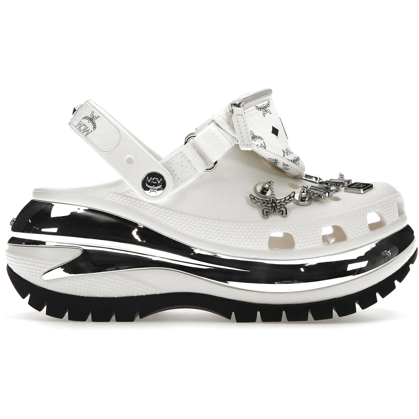 Crocs Classic Mega Crush Clog MCM Belt Bag White 1 Crocs Classic Mega Crush Clog MCM Belt Bag White