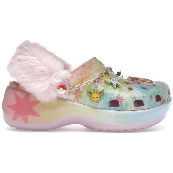 Crocs Classic Platform Clog Pokémon Eevee (Women&rsquo;s)