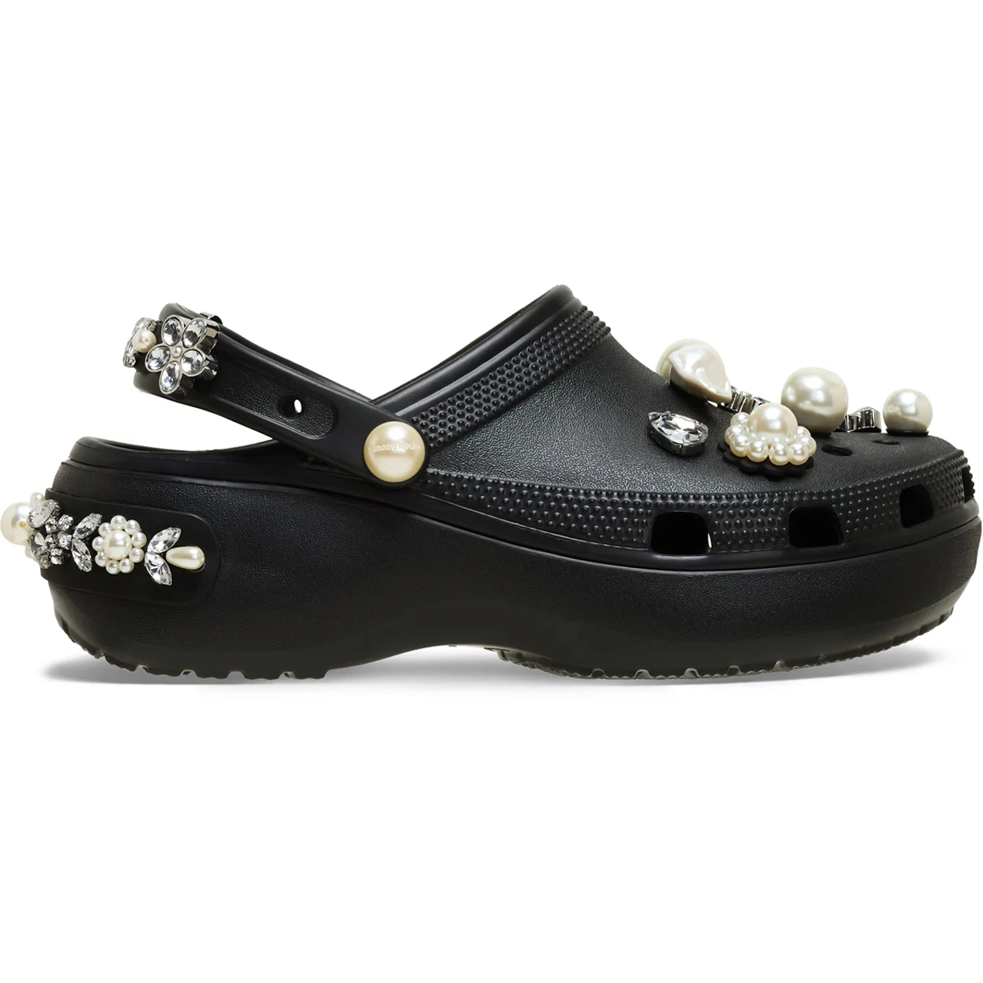 Crocs Classic Platform Clog Simone Rocha Black Womens 1 2