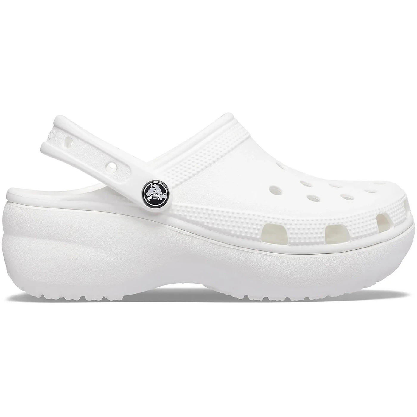 Crocs Classic Platform Clog White (Women's) 1 Crocs Classic Platform Clog White (Women's)