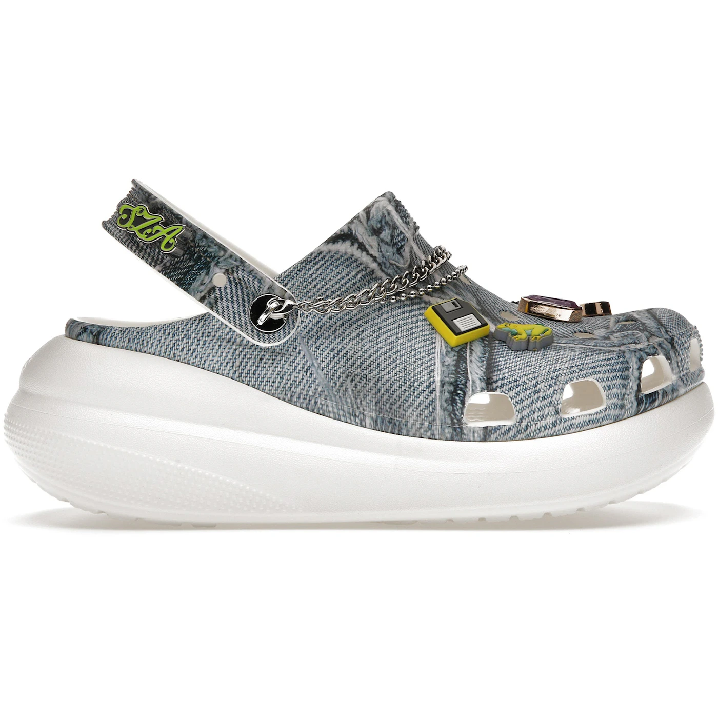 Crocs Mega Crush Clog SZA Denim 2 Crocs Mega Crush Clog SZA Denim