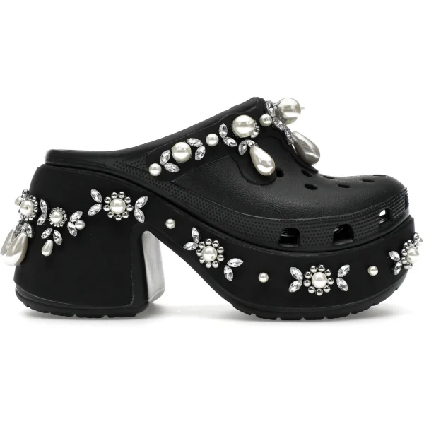 Crocs Siren Clog Simone Rocha Spiked Black