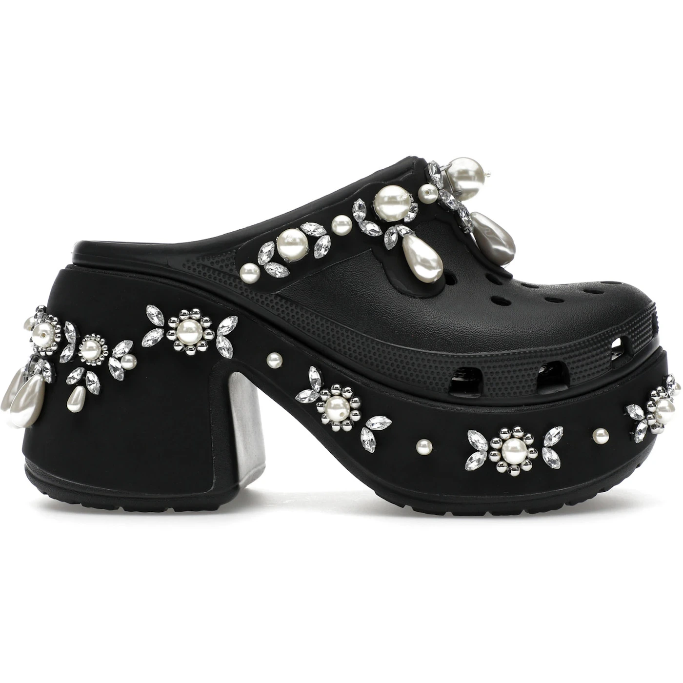 Crocs Siren Clog Simone Rocha Spiked Black 1 2