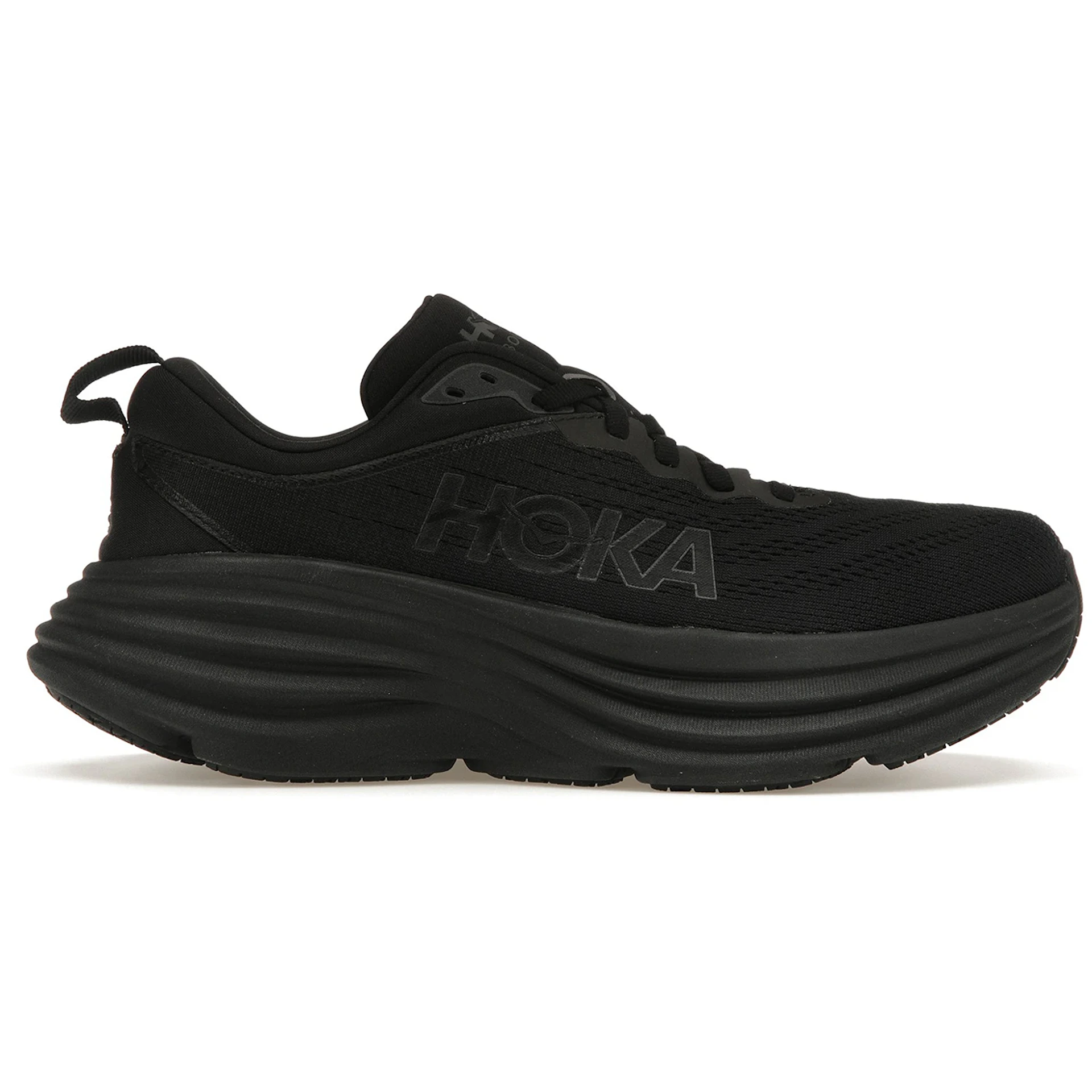 Hoka One One Bondi 8 Triple Black (Womens) 3 Hoka One One Bondi 8 Triple Black (Womens)