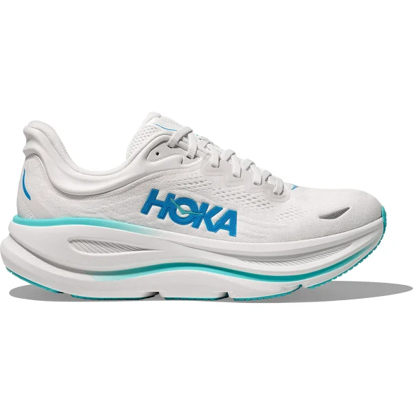 Hoka One One Bondi 9 White Hoka Blue