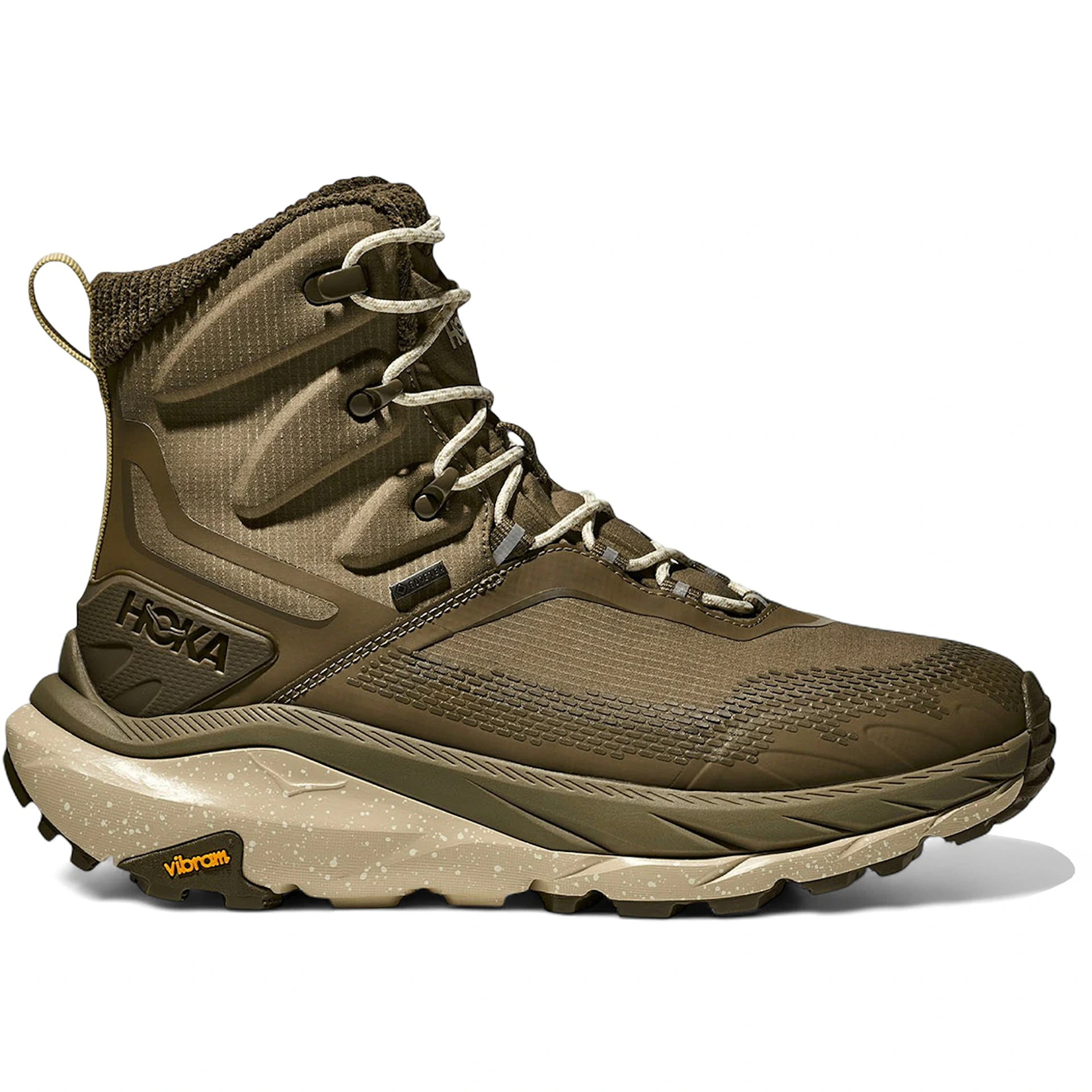 Hoka One One Kaha 2 Frost Gore Tex Antique Olive Oyster Mushroom 3