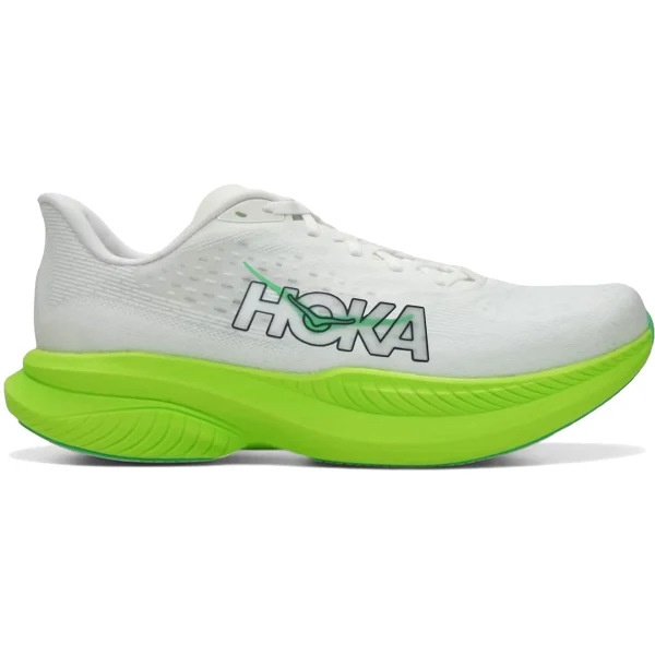 Hoka One One Mach 6 White Neon Lime