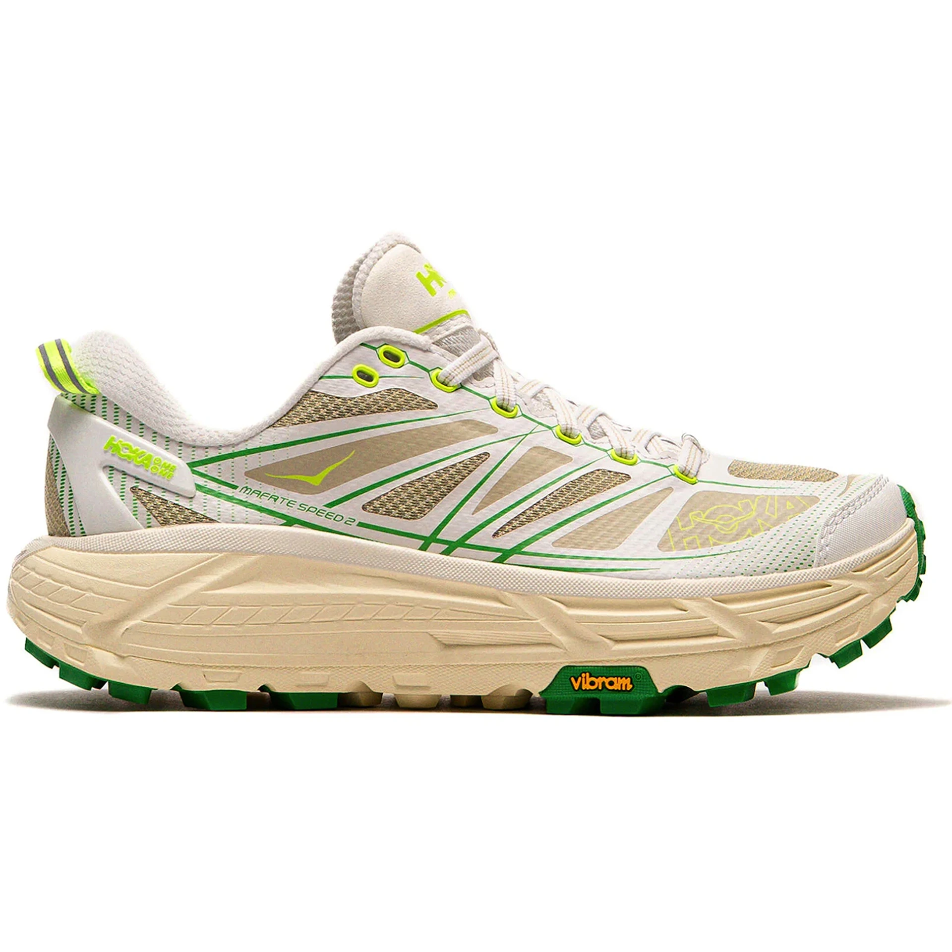 Hoka One One Mafate Speed 2 White Fresh Cut Grass 3