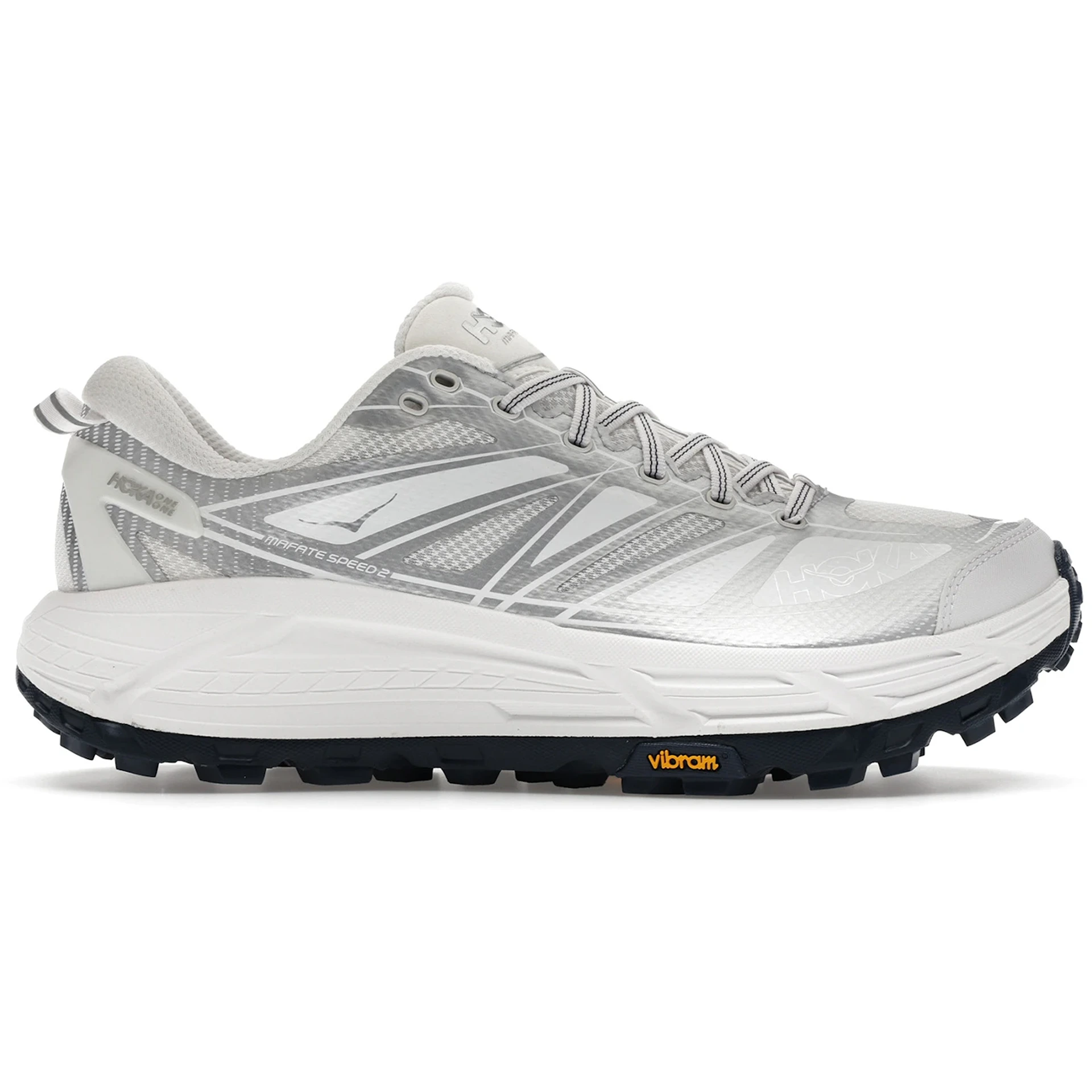 Hoka One One Mafate Speed 2 White Silver 3