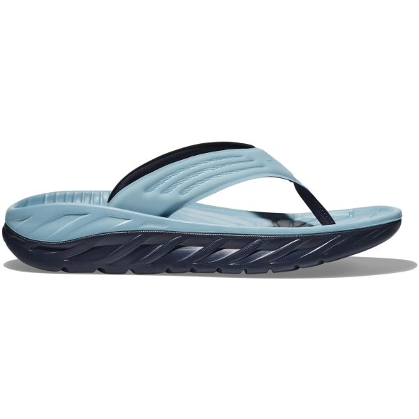 Hoka One One Ora Recovery Flip Stone Blue Outer Space