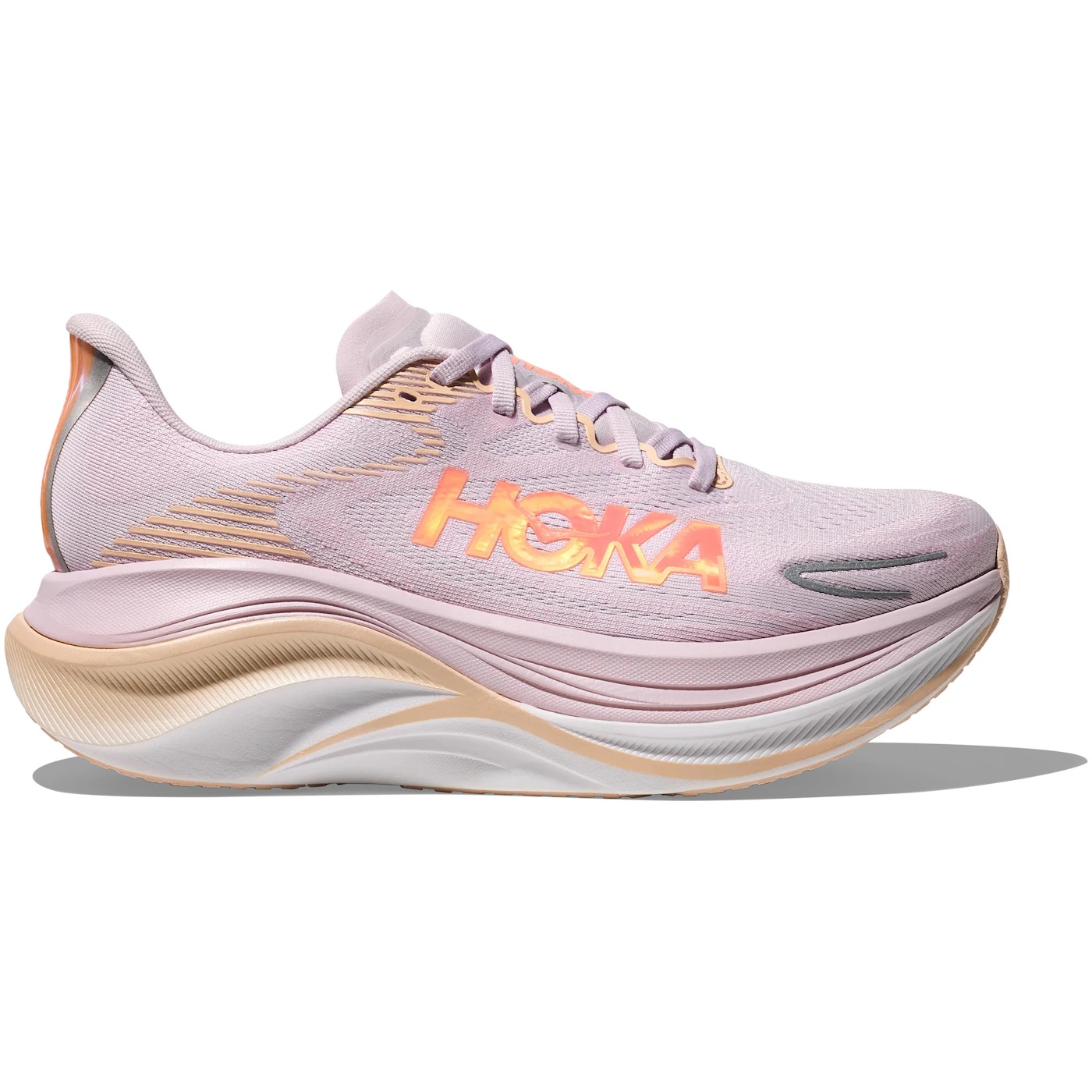 Hoka One One Skyward X 2 Lilac Cream Tangerine Glow Womens 1 2