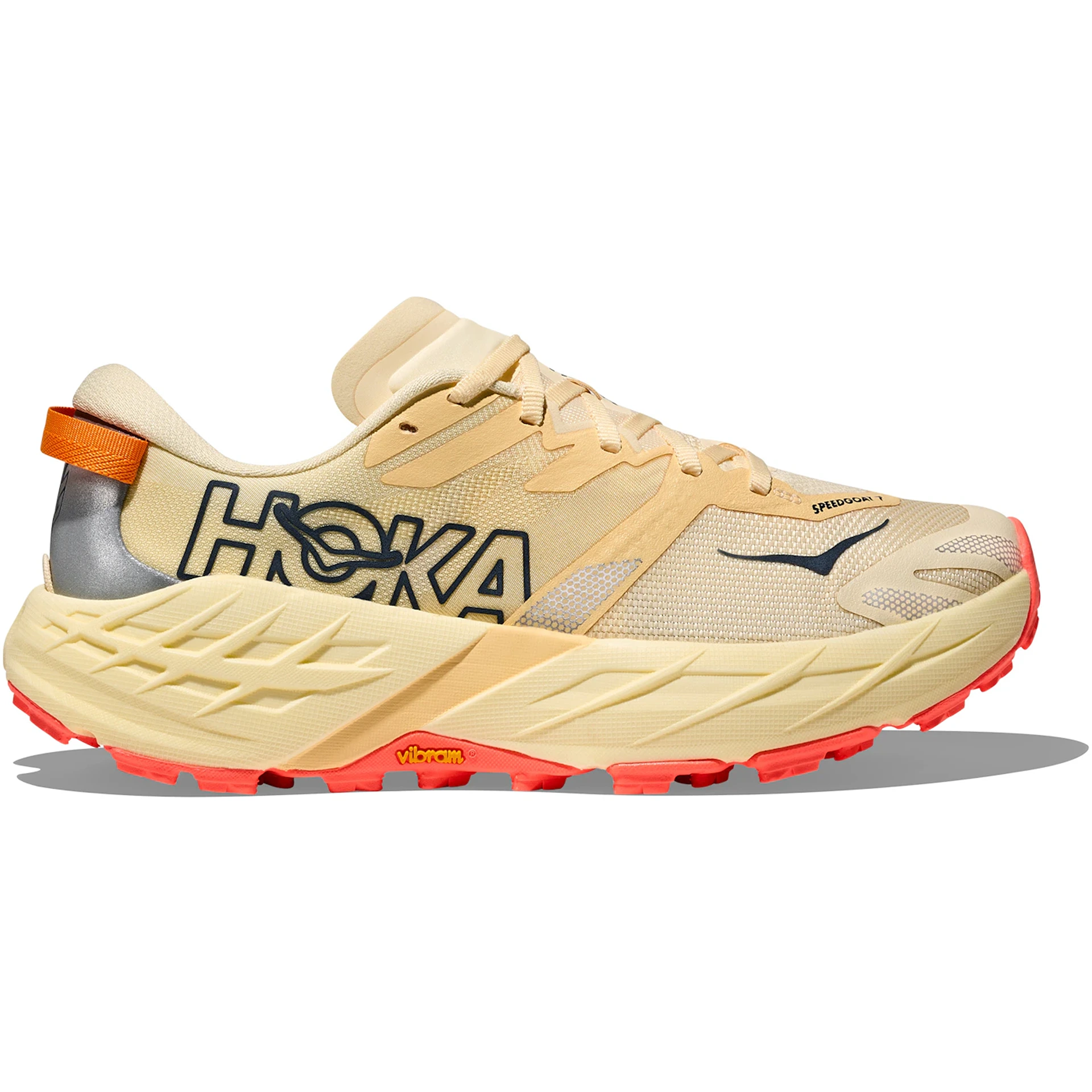 Hoka One One Speedgoat 7 Vintage Yellow Neon Flame Womens 3
