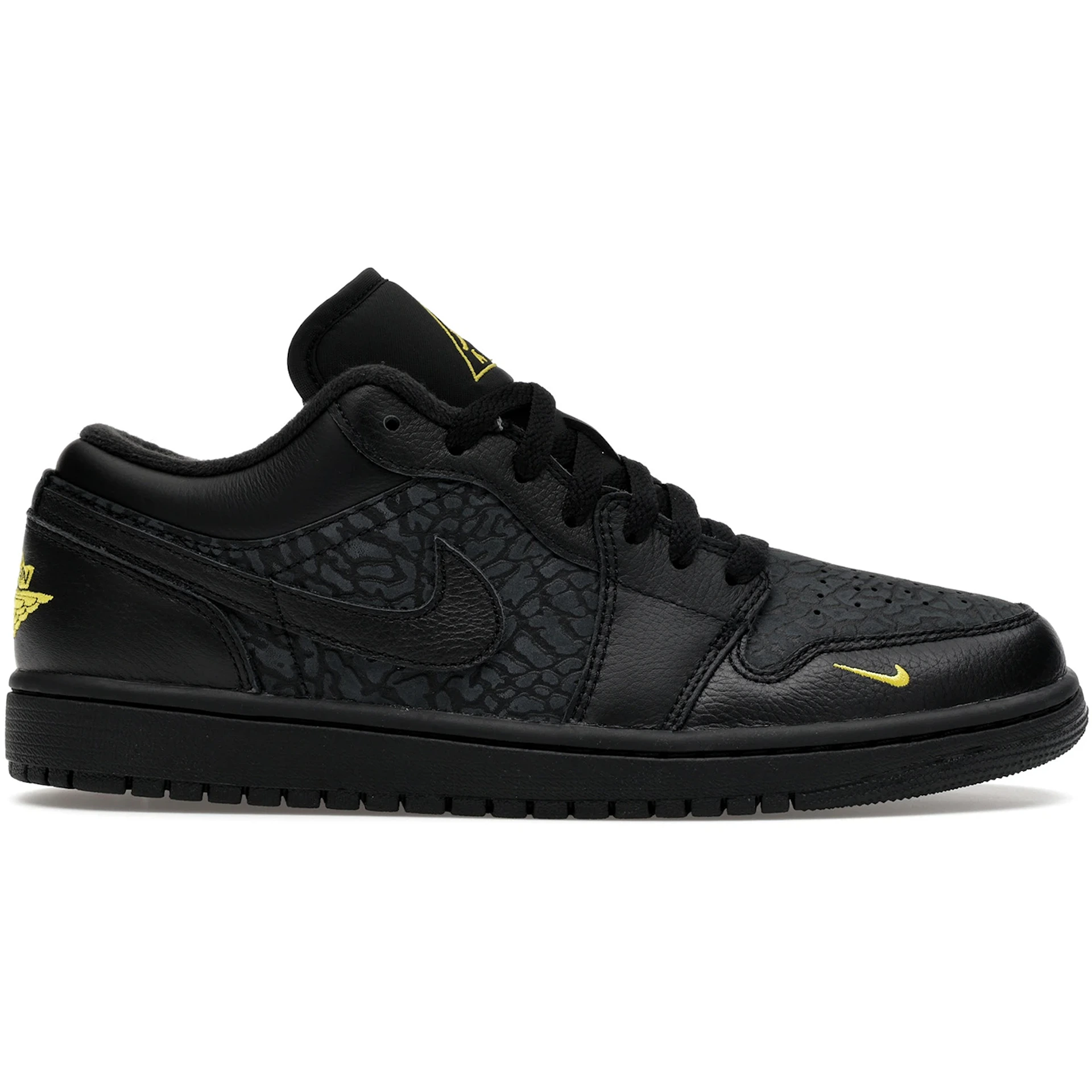 Jordan 1 Low Black Elephant Print 1 Jordan 1 Low Black Elephant Print