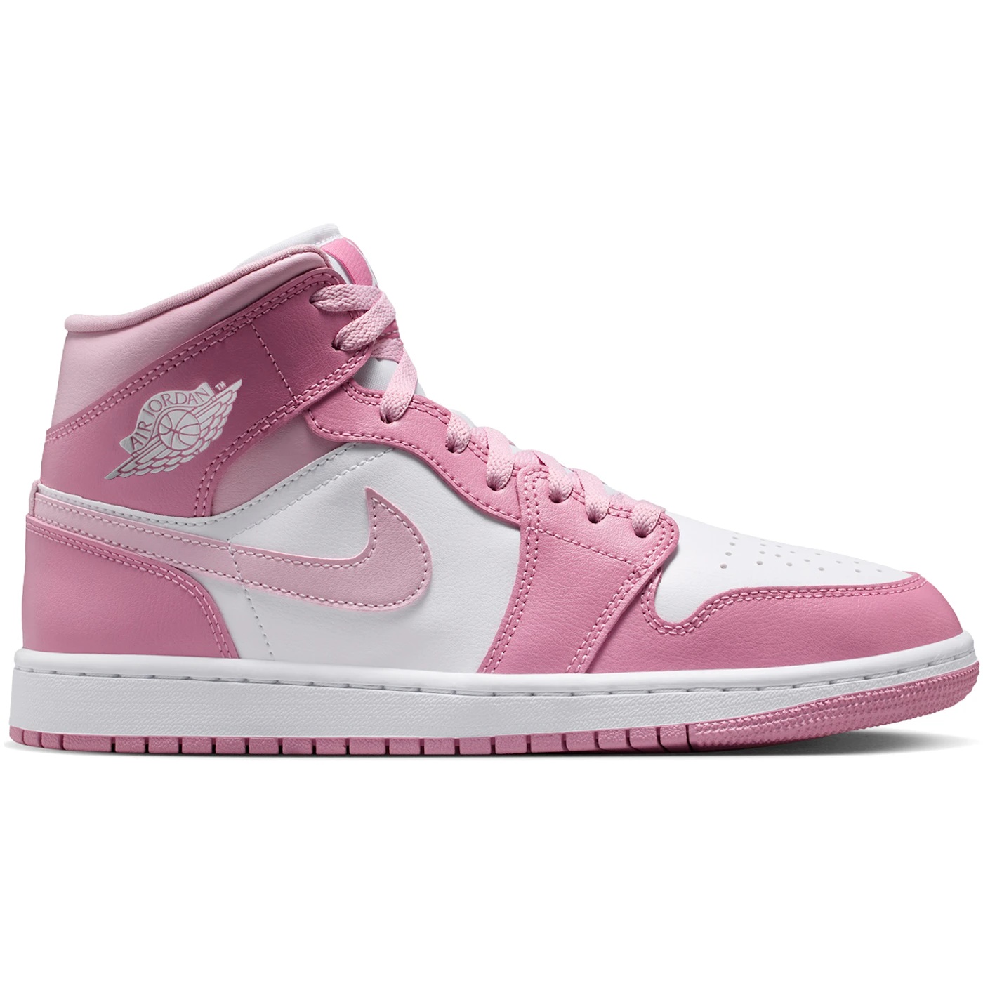 Jordan 1 Mid Elemental Pink Iced Carmine Womens 1 5