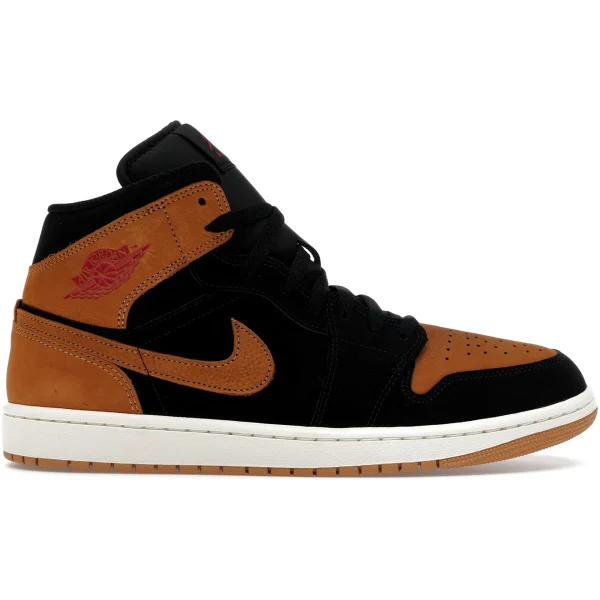 Jordan 1 Mid SE Black Flax