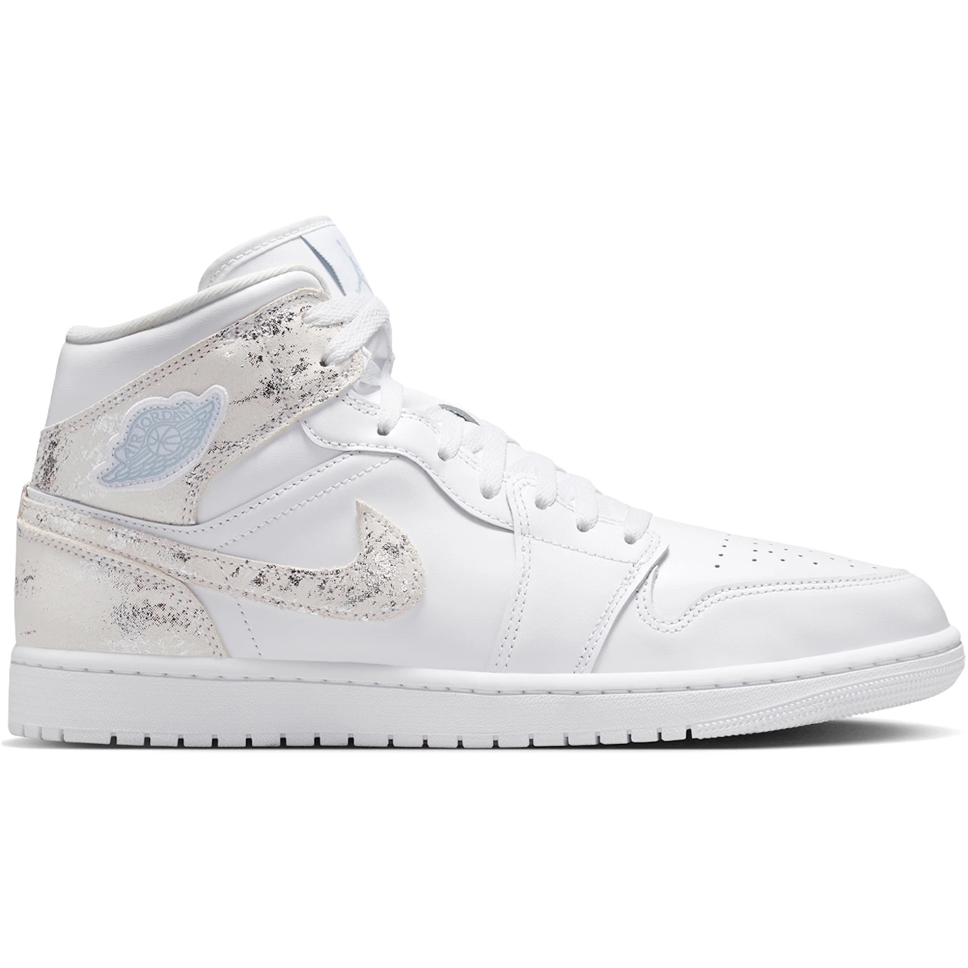 Jordan 1 Mid SE Distressed White Field Silver 1 Jordan 1 Mid SE Distressed White Field Silver