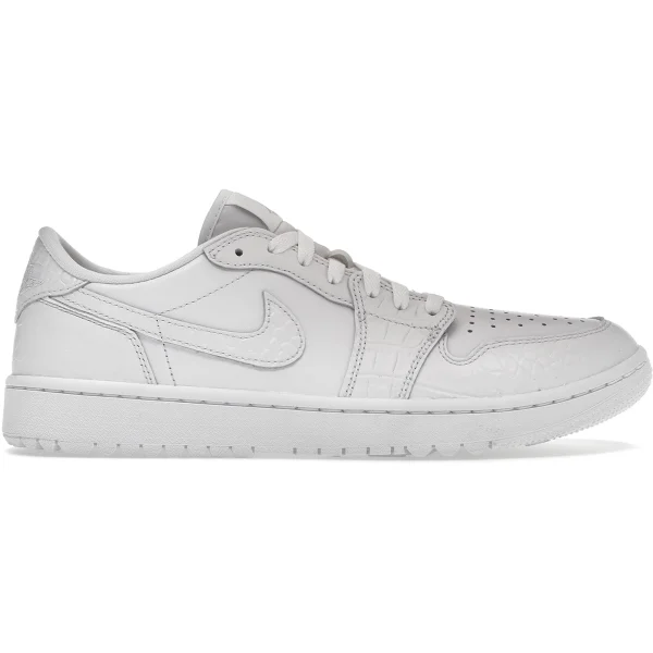 Jordan 1 Retro Low Golf White Croc