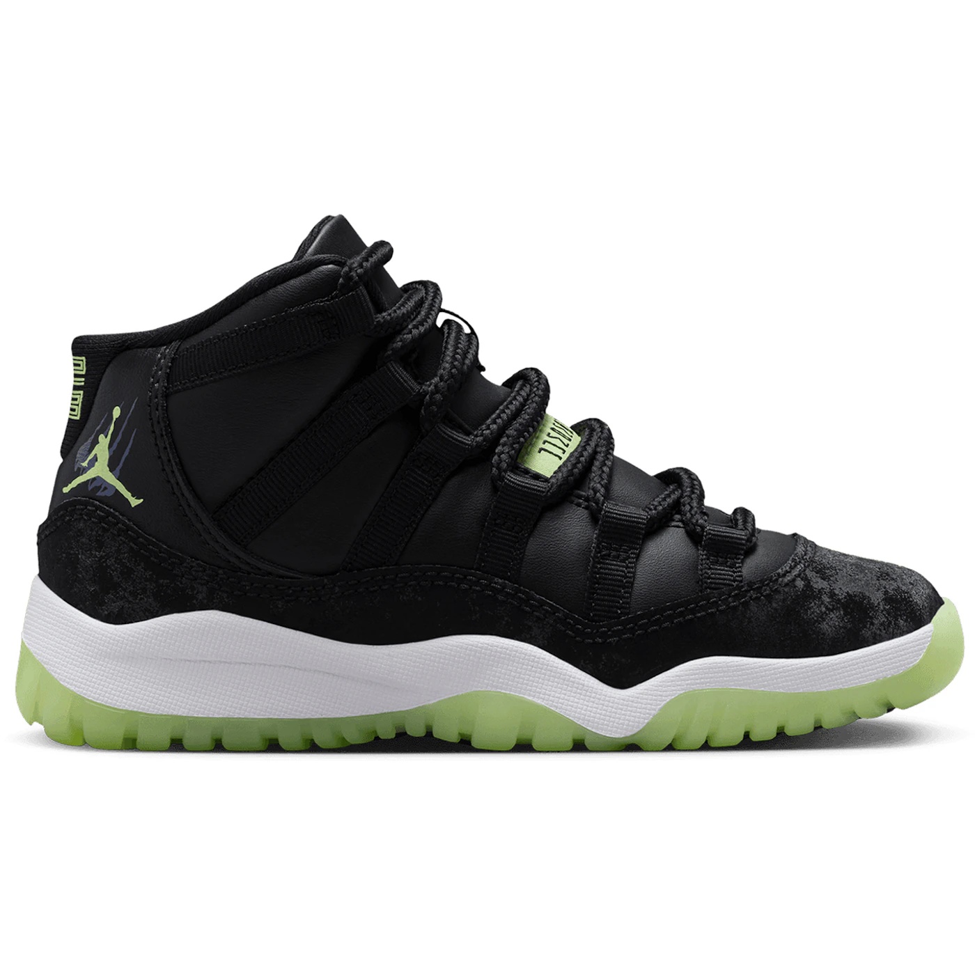 Jordan 11 Retro Black Barely Volt (PS)