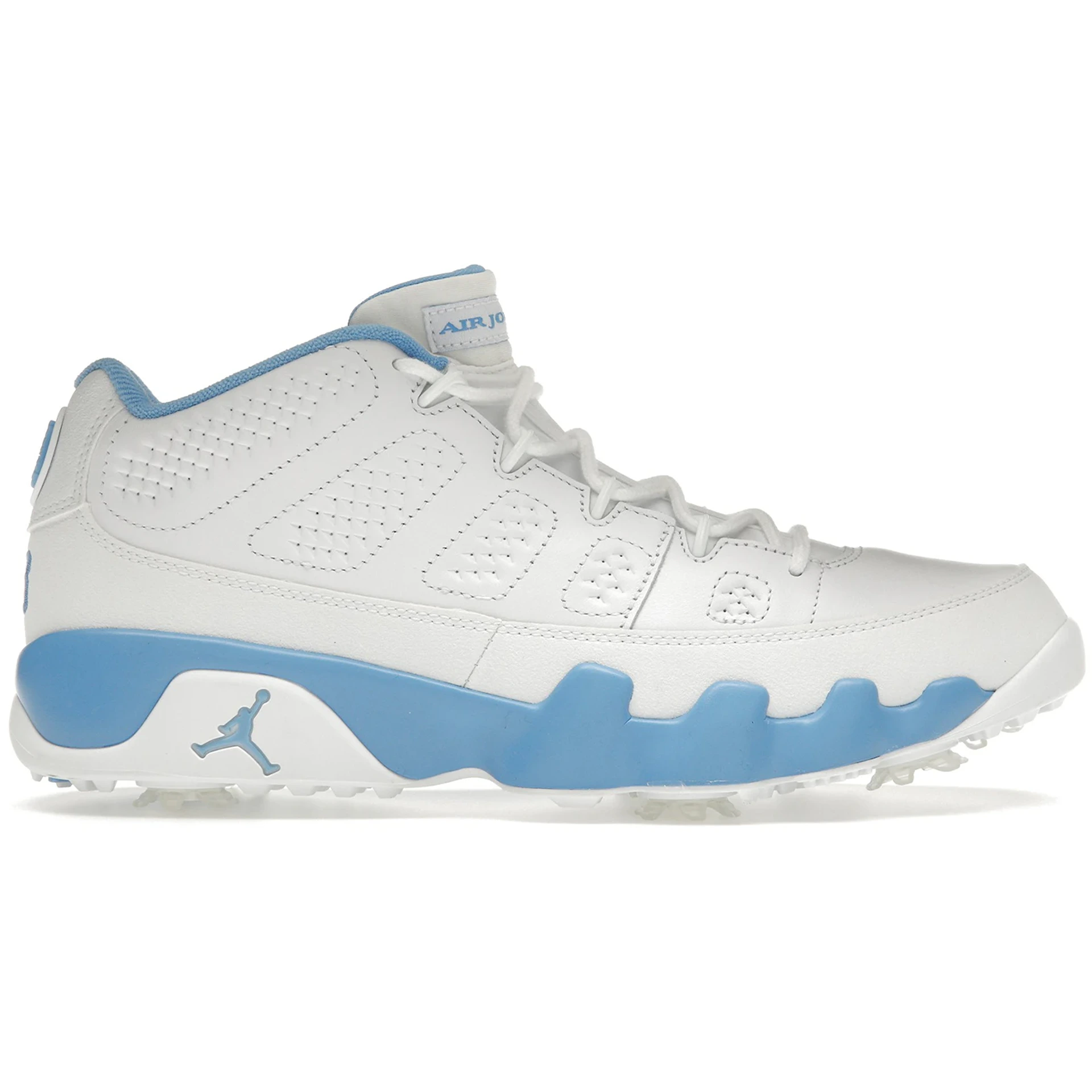 Jordan 9 Retro Low Golf White University Blue