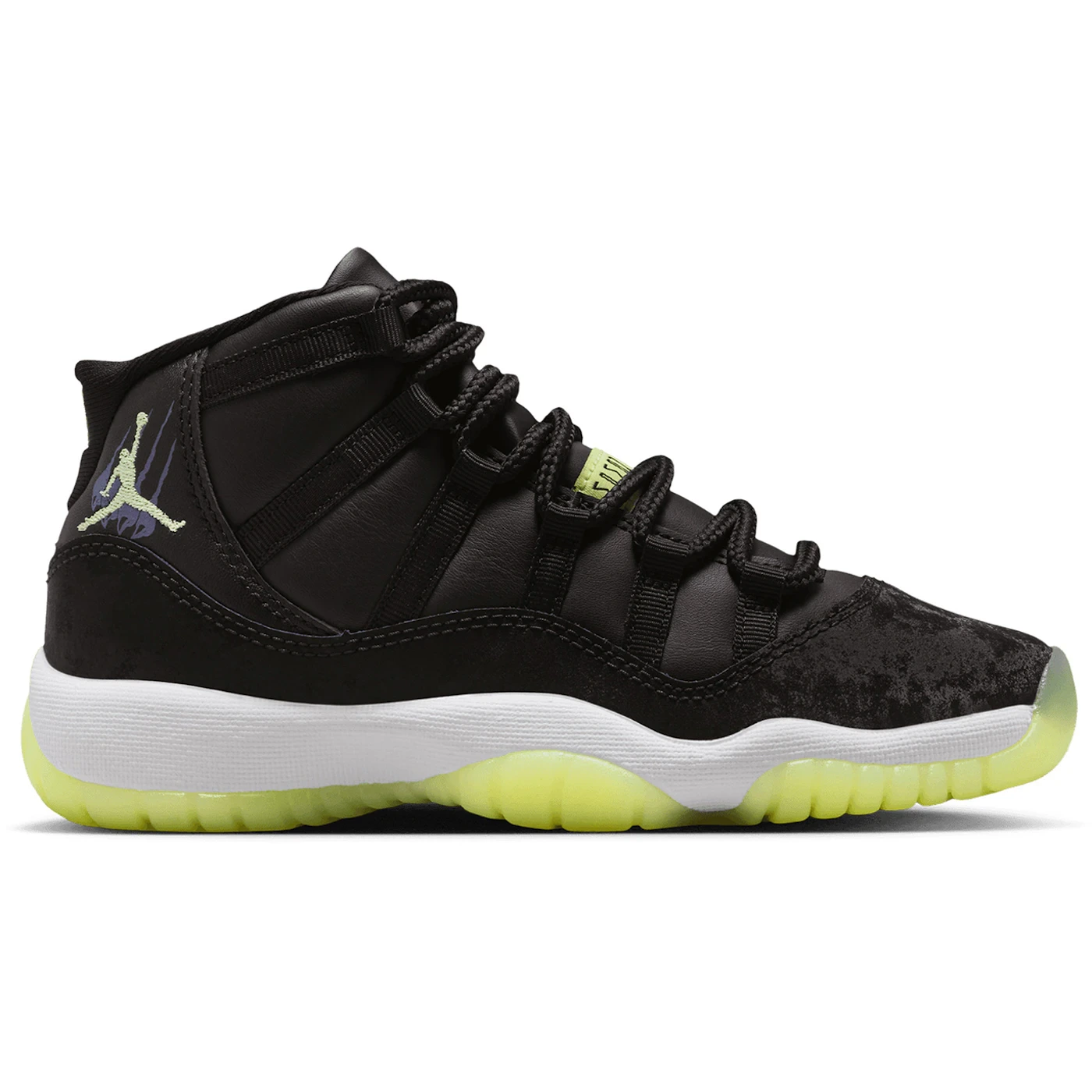 Jordan 11 Retro Black Barely Volt (GS) 2 Jordan 11 Retro Black Barely Volt (GS)