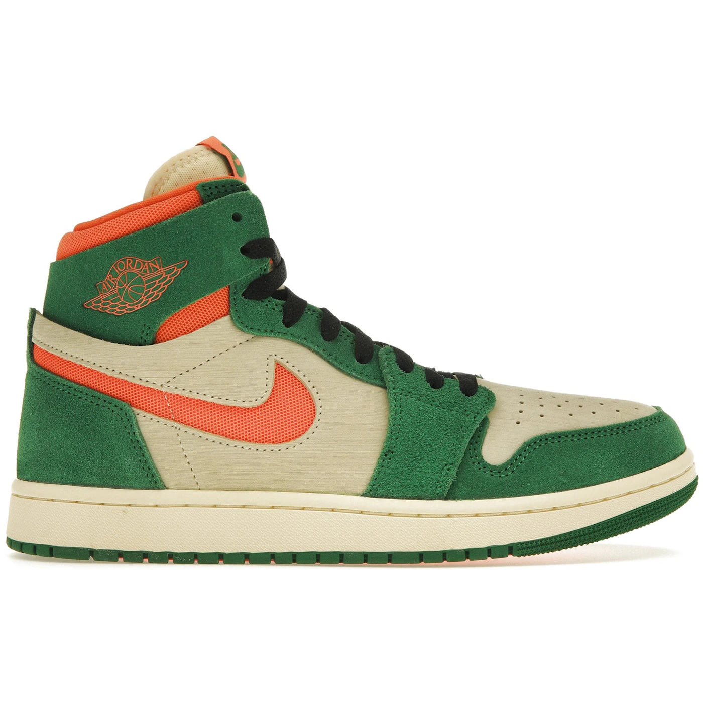 Jordan 1 High Zoom Air CMFT 2 Pine Green Orange Blaze (Women's)