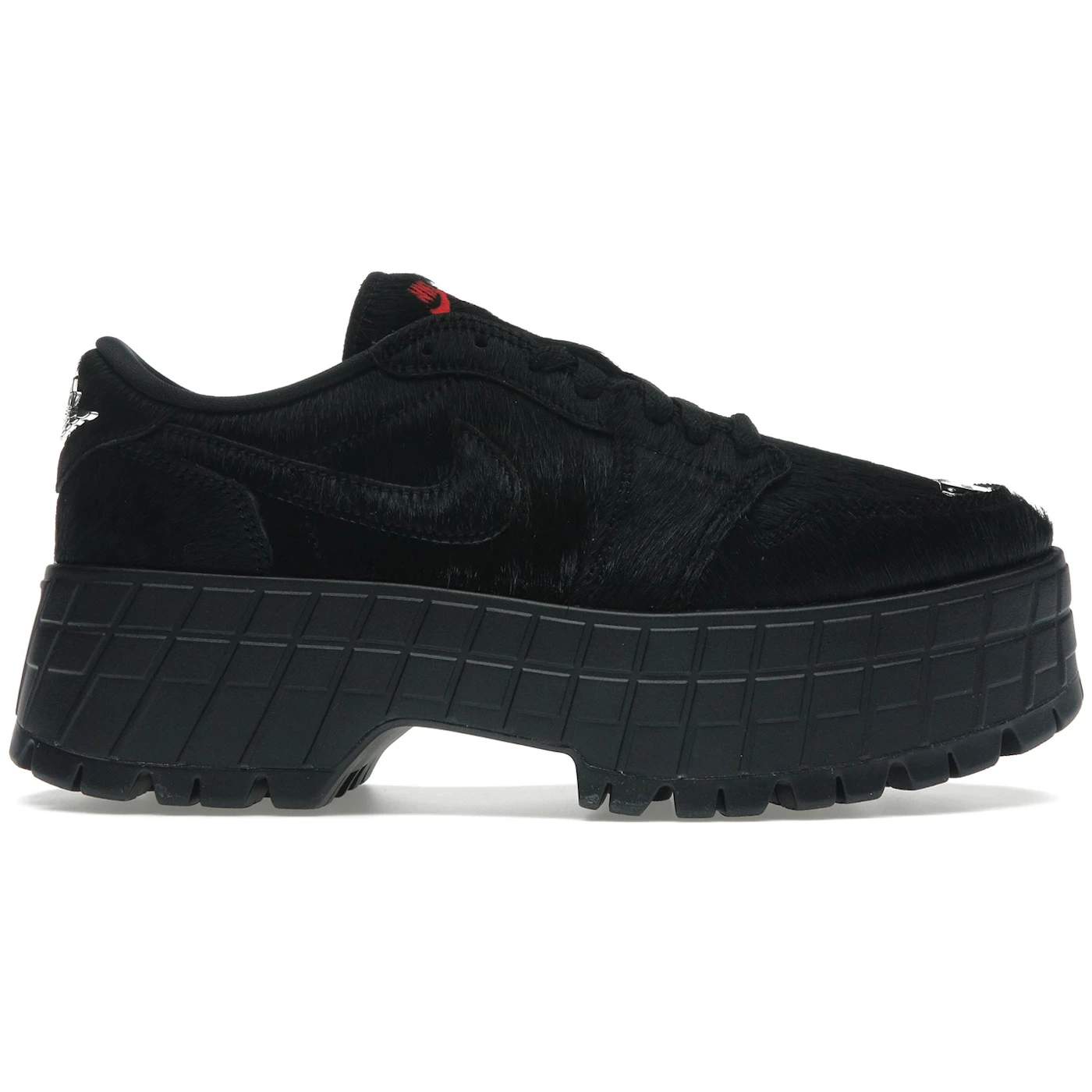 Jordan 1 Low Brooklyn Black Gym Red (Women's)