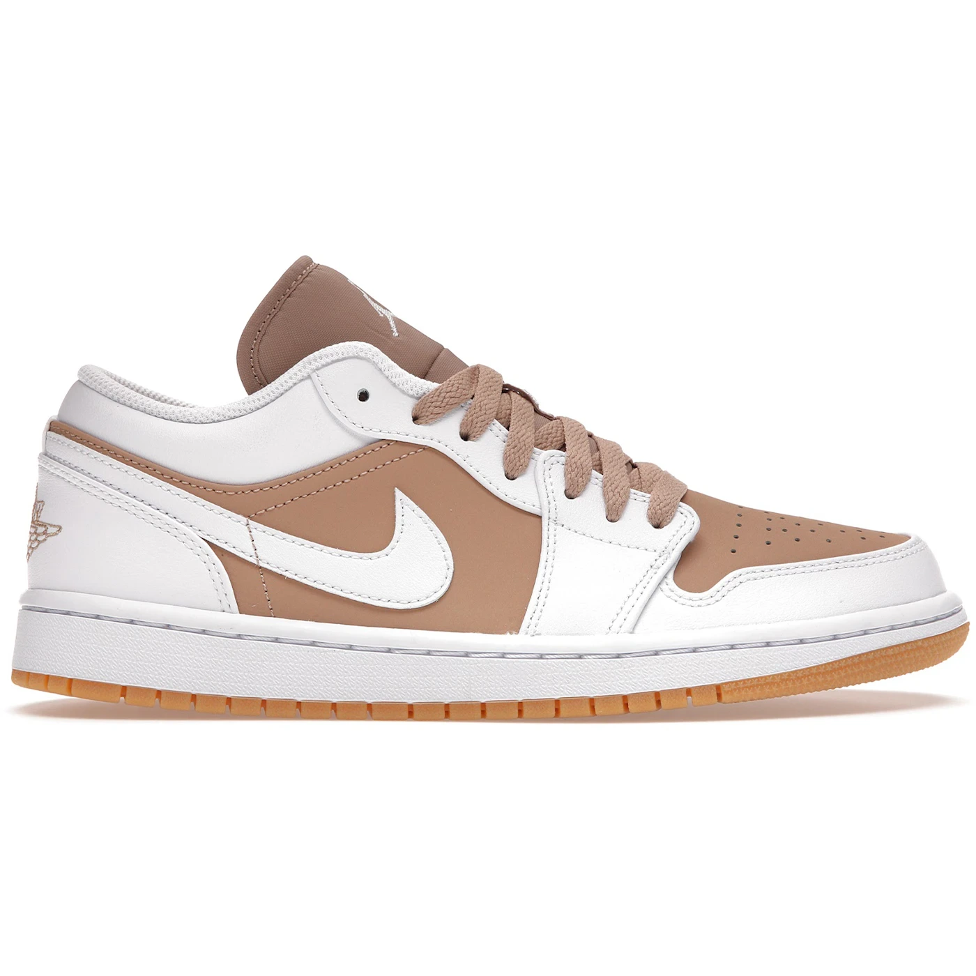 Jordan 1 Low Gum White