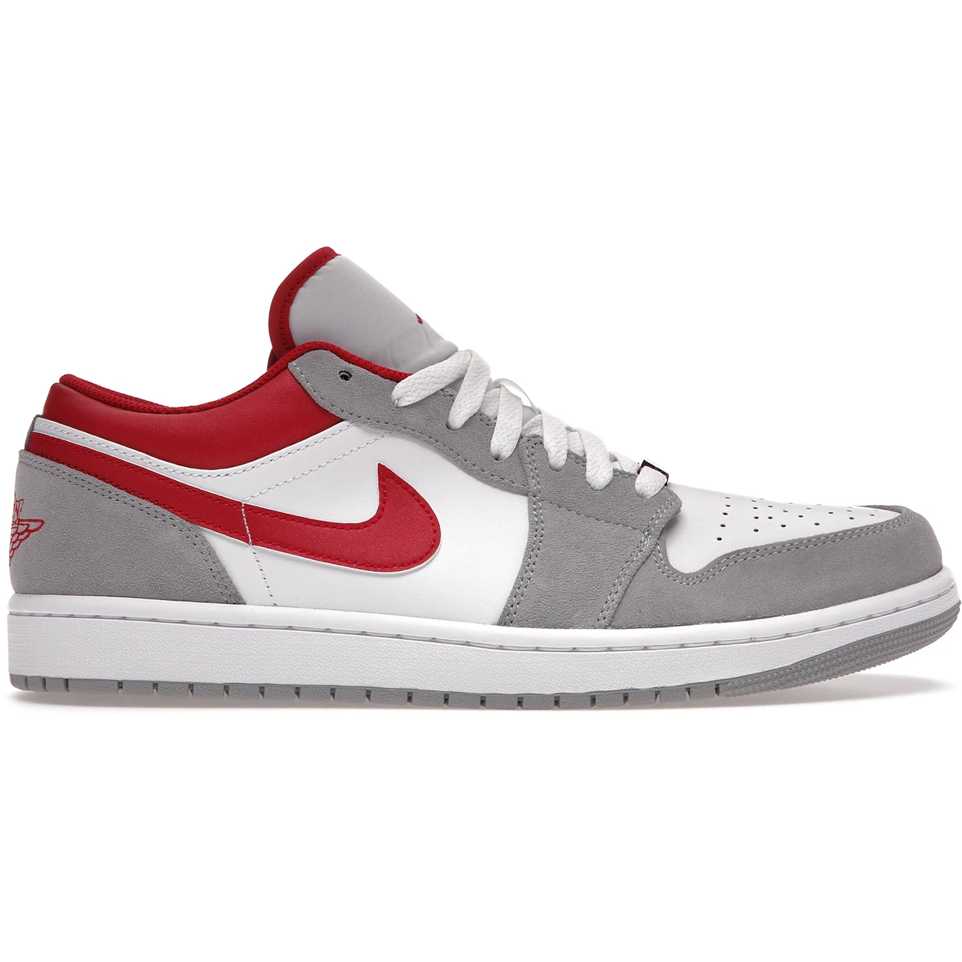 Jordan 1 Low SE Light Smoke Grey Gym Red