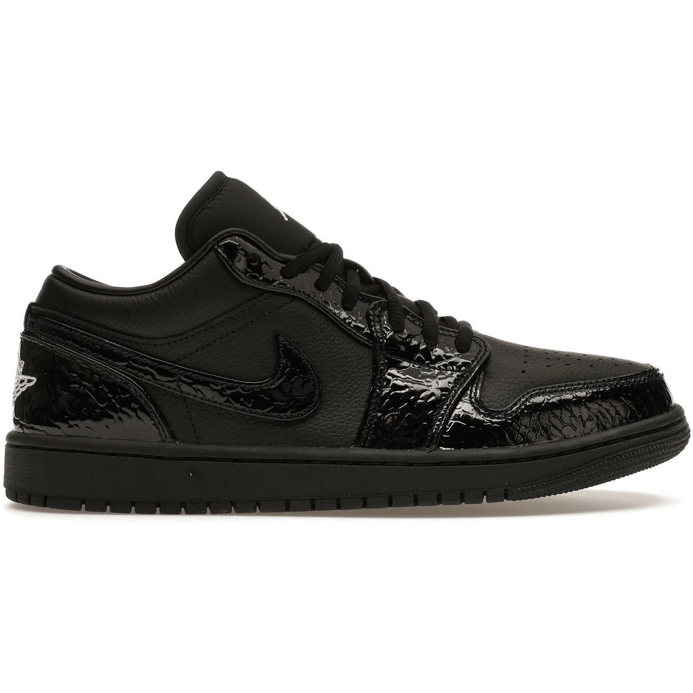 Jordan 1 Low SE Patent Elephant Black (Women's)