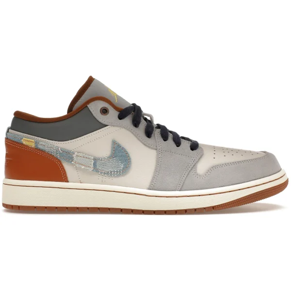 Jordan 1 Low SE Phantom Repaired Denim Swoosh