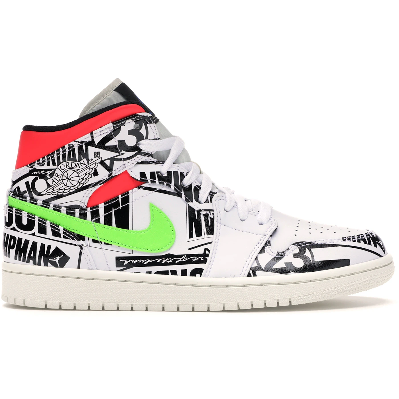 Jordan 1 Mid All Over Logos 1 Jordan 1 Mid All Over Logos