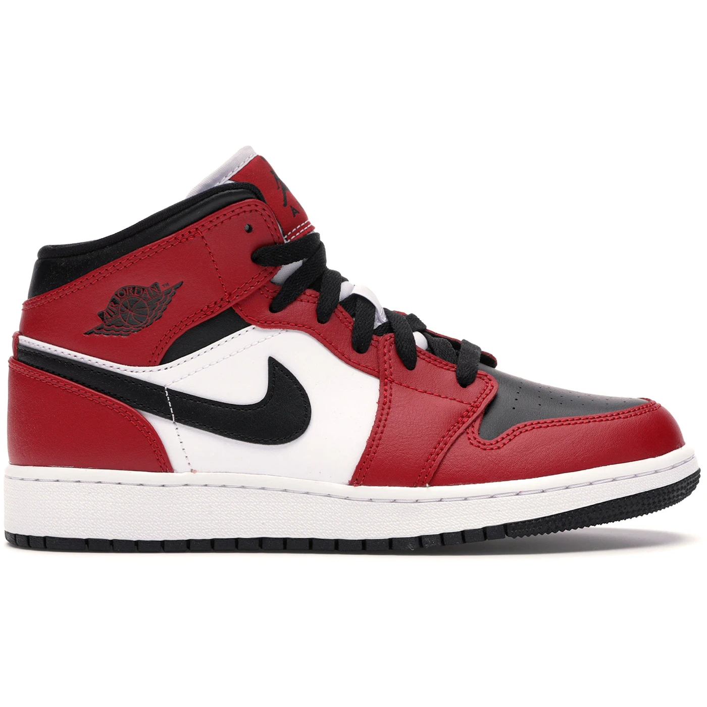 Jordan 1 Mid Chicago Black Toe (GS) 2 Jordan 1 Mid Chicago Black Toe (GS)