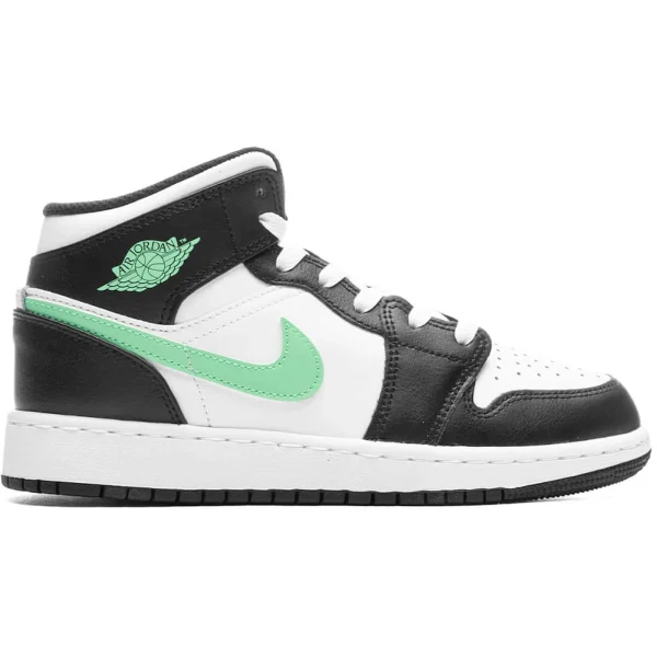 Jordan 1 Mid Green Glow (GS)