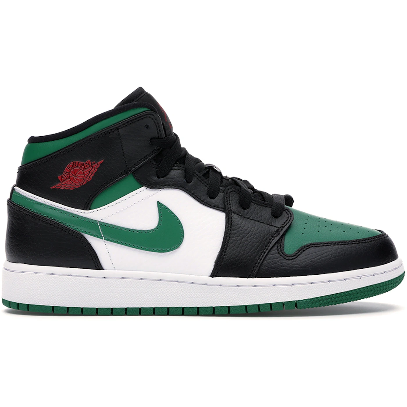 Jordan 1 Mid Green Toe (GS) 3 Jordan 1 Mid Green Toe (GS)