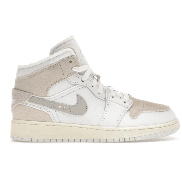 Jordan 1 Mid SE Craft Inside Out Tech Grey (GS)