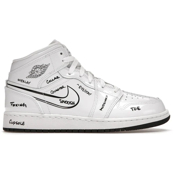 Jordan 1 Mid Schematic (GS)