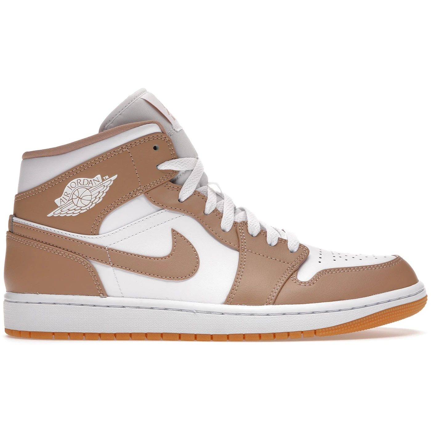 Jordan 1 Mid Tan Gum