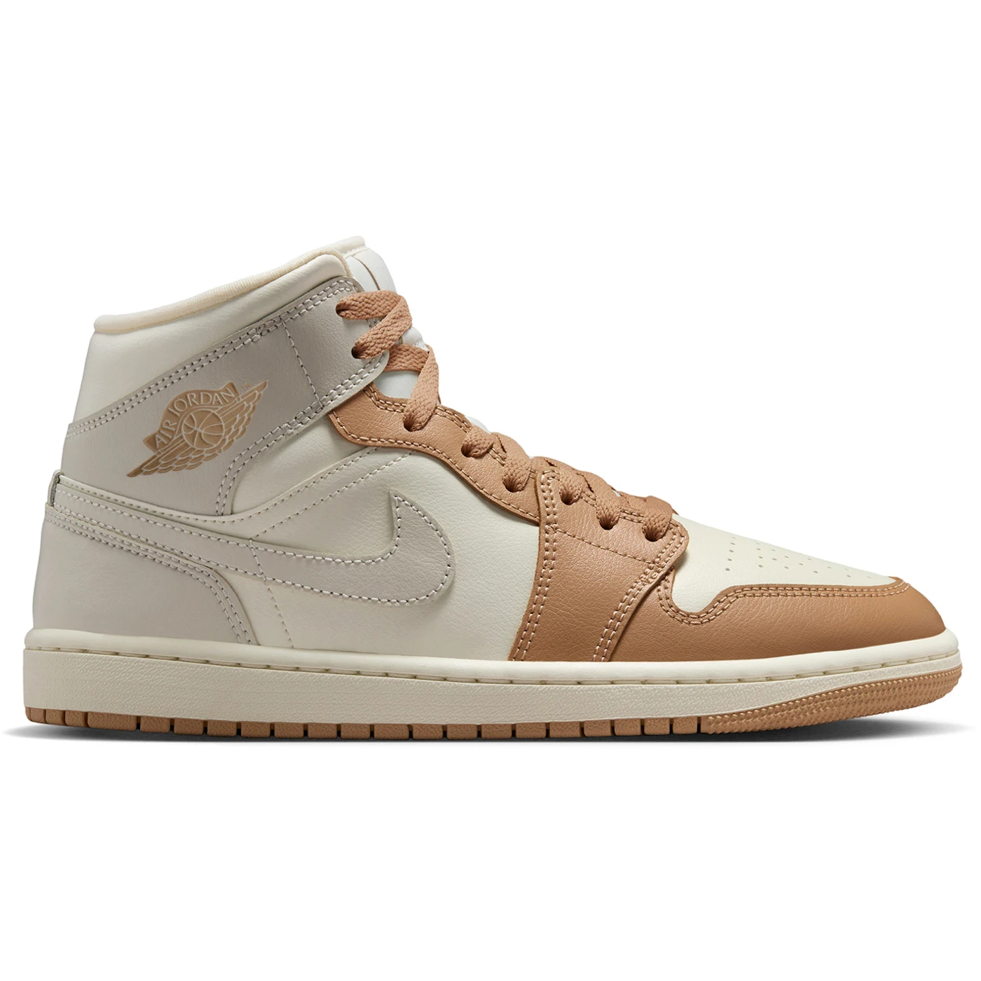 Jordan 1 Mid Tan Toe (Women's) 2 Jordan 1 Mid Tan Toe (Women's)