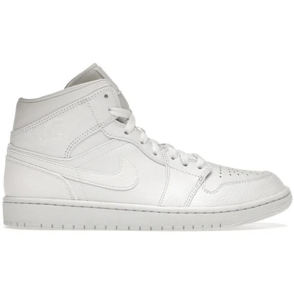 Jordan 1 Mid Triple White 2.0 (2020)