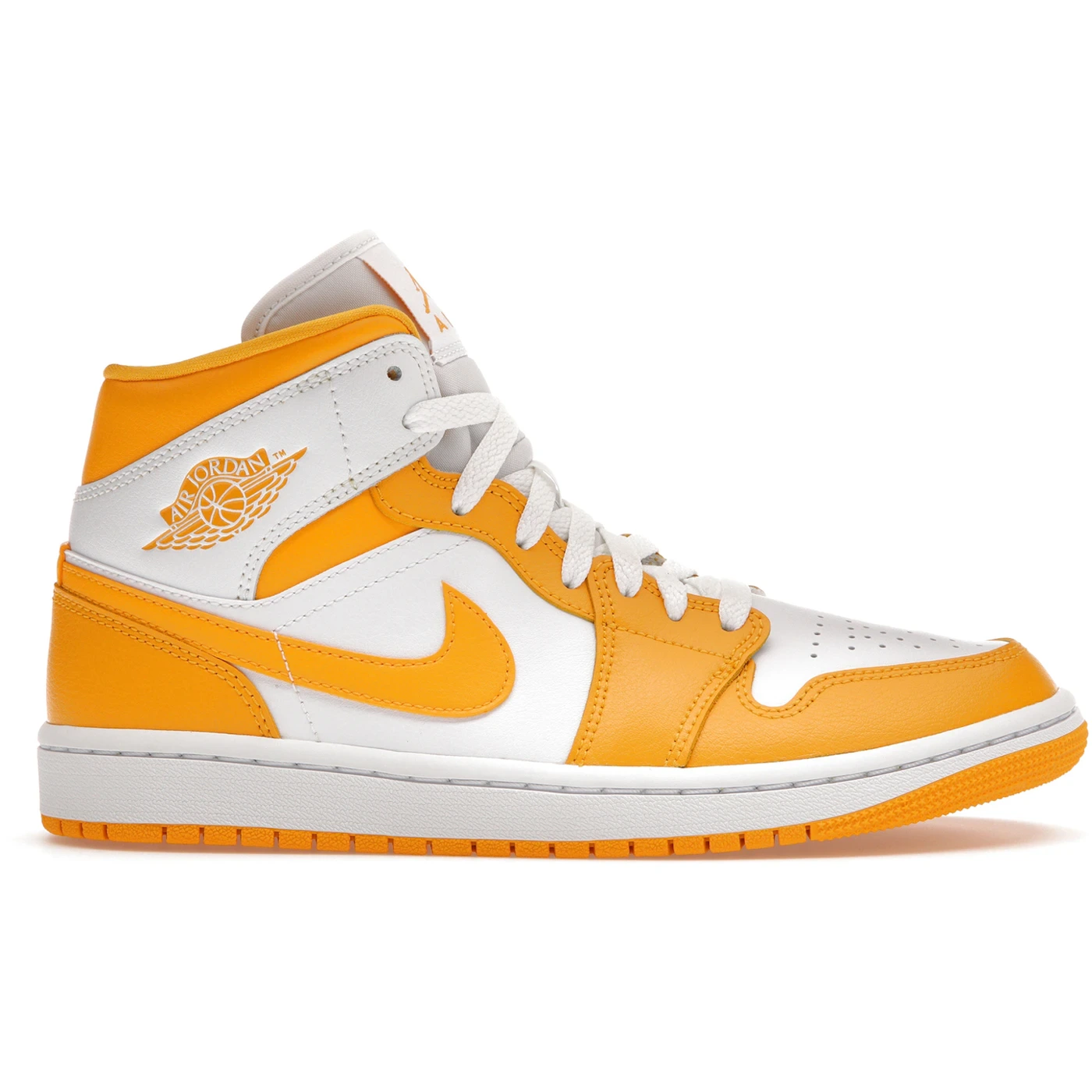 Jordan 1 Mid White University Gold (Women's)