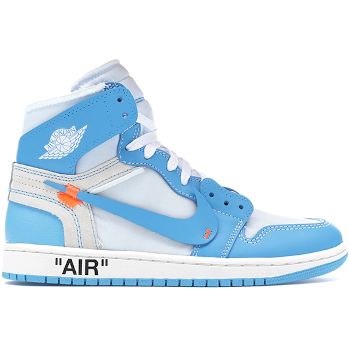 Jordan 1 Retro High Off-White University Blue 1 Jordan 1 Retro High Off-White University Blue